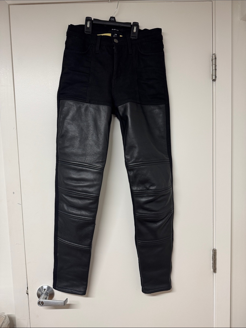 Atwyld Woman’s  Black Motorcycle Jeans - Slim Fit